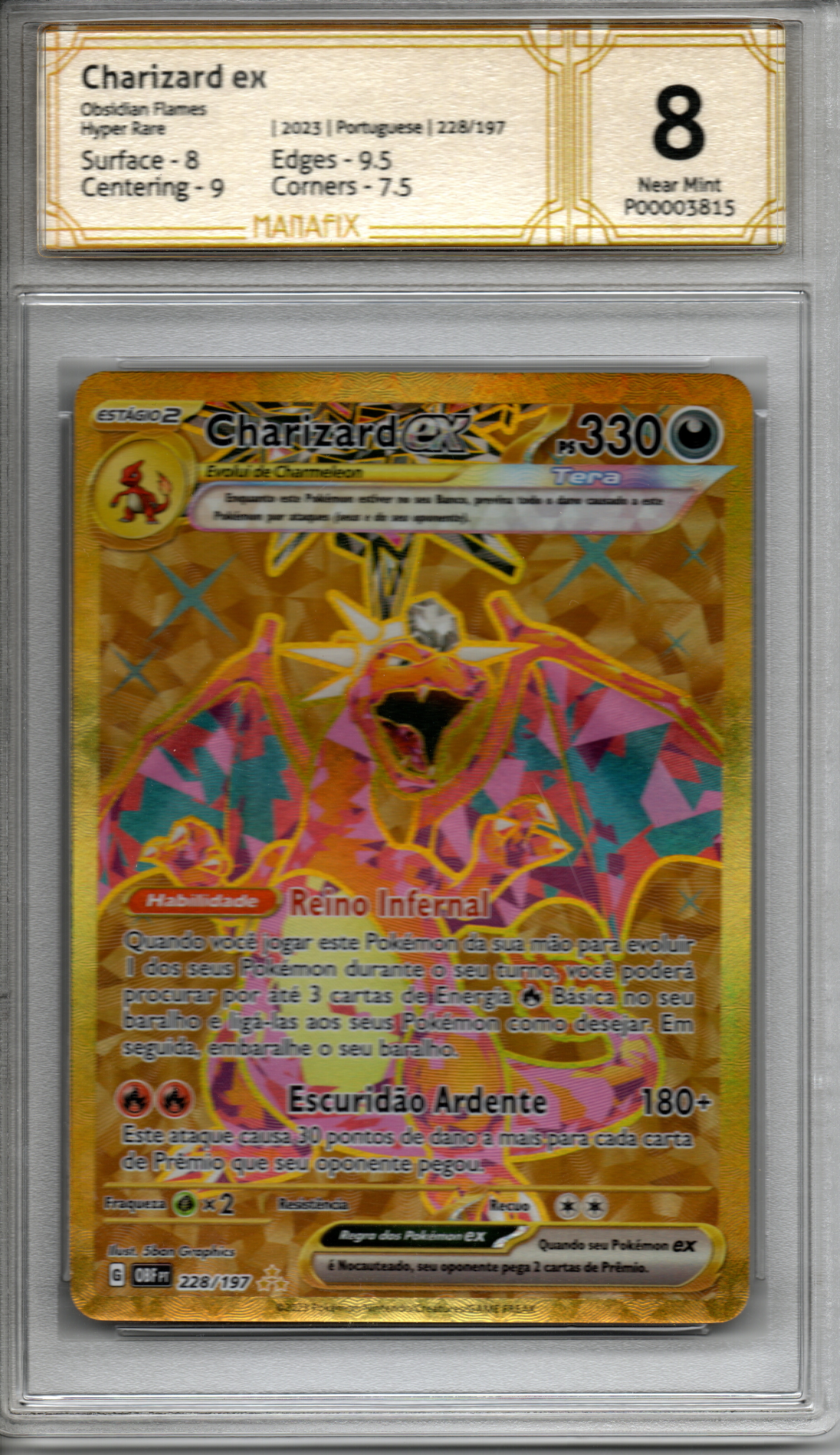 Charizard ex (228/197) - Frente
