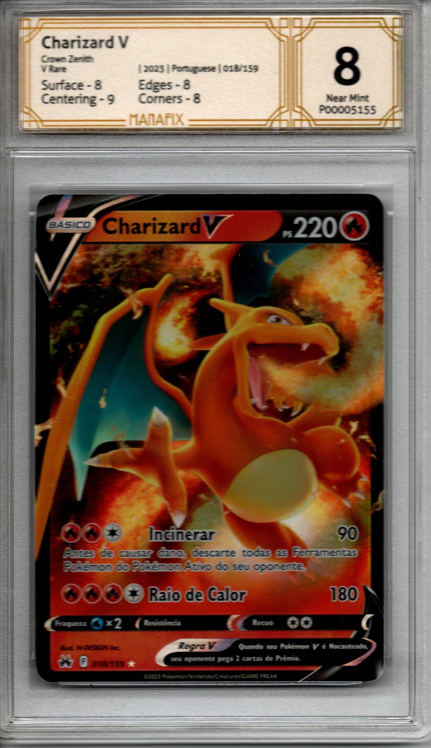 Charizard V (018/159) - Frente