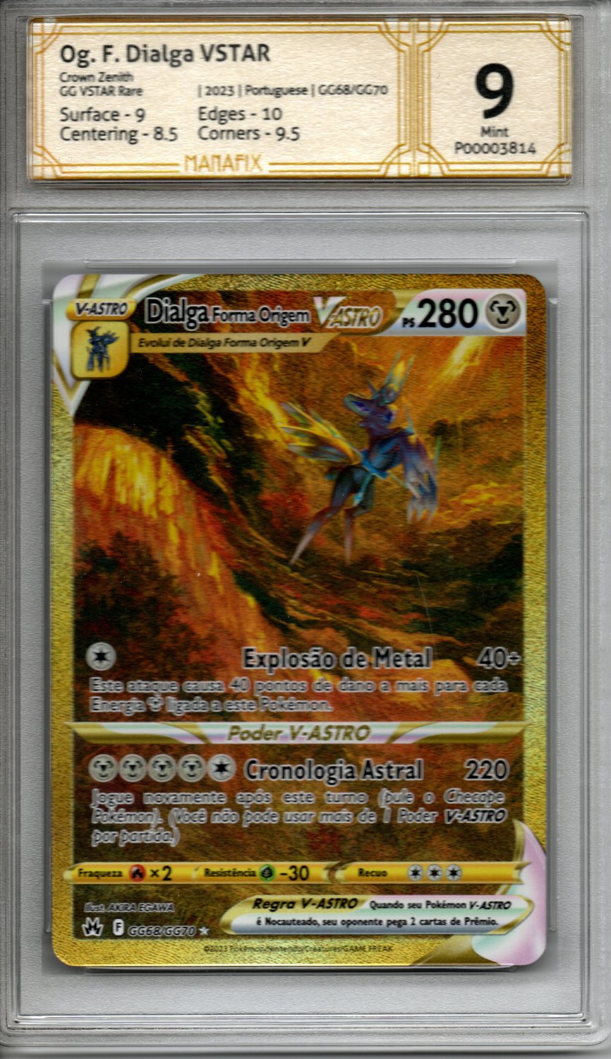 Dialga VSTAR (Forma Origem) (GG68/GG70) - Frente