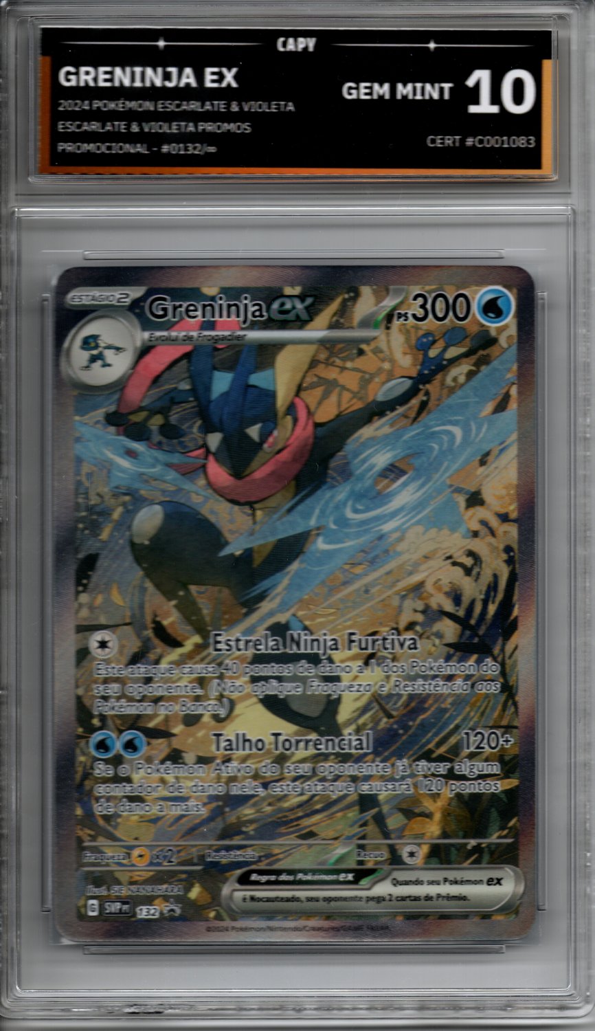 Greninja ex (0132/P) - Frente