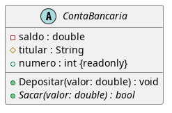 UML ContaBancaria
