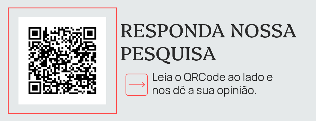 QR Code da pesquisa de avaliação do dia — leia o código para responder