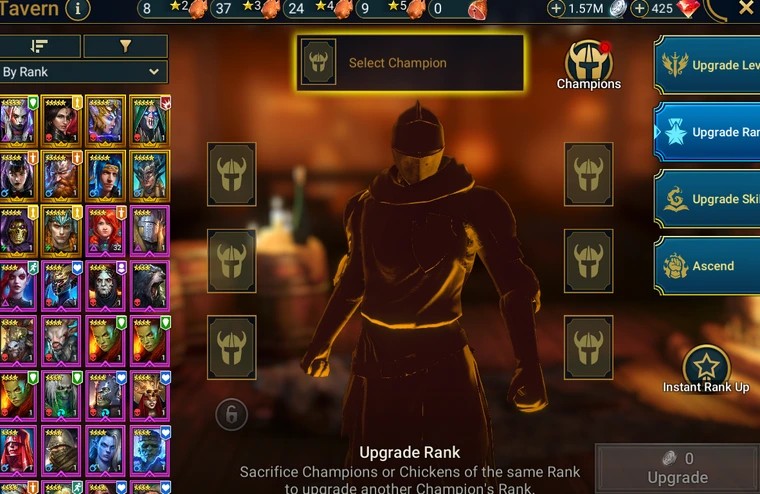 Thor Faehammer + Bad – el – Kazar + Ninja + Alice + Sun Wukong + Gala + Rector Drath + 2x Seeker + Anax + 34638 energy