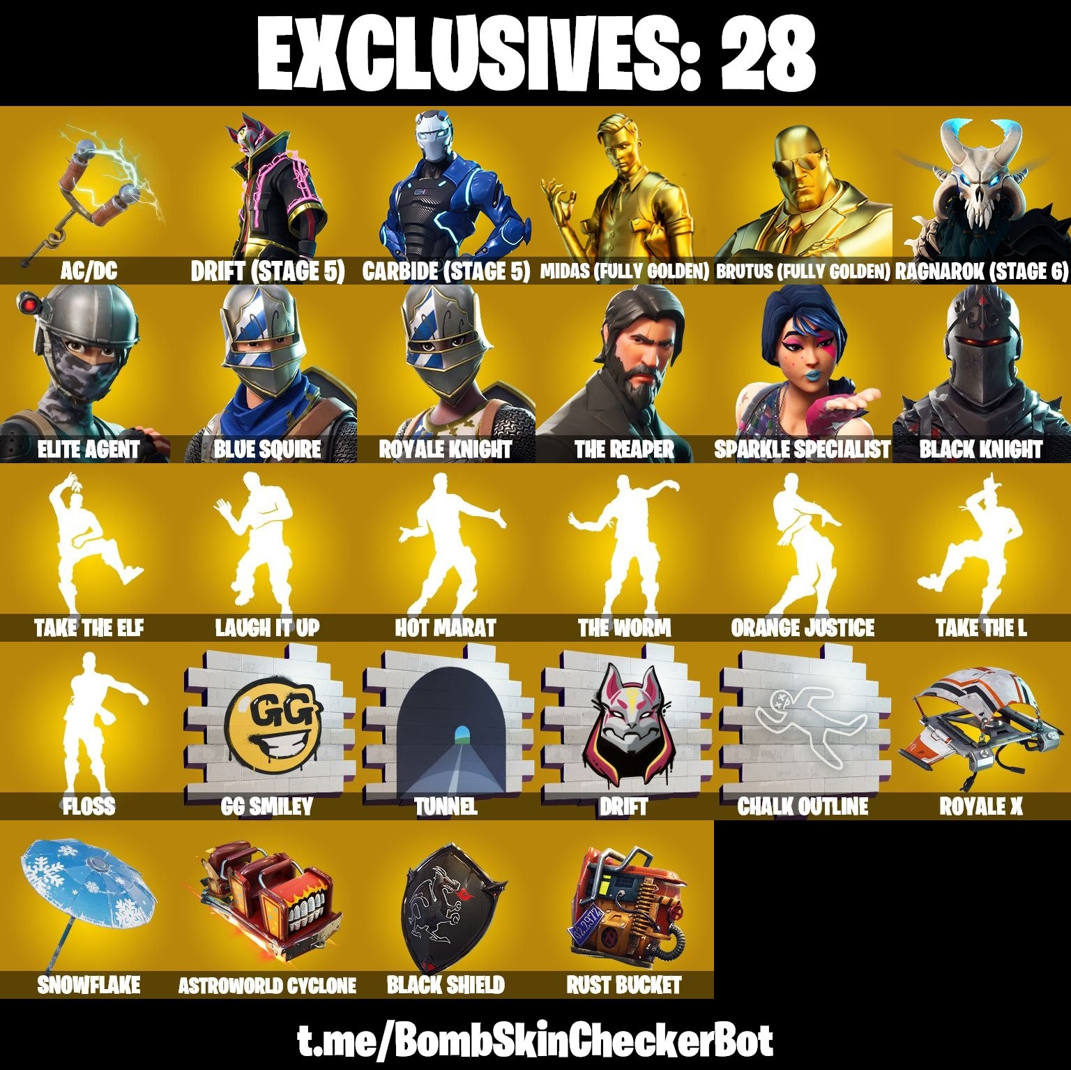 Fortnite Account ( PLAYSTATION / XBOX / PC / MOBILE / NINTENDO ) Black Knight, Royale Knigh, BIack Heart, Lil BIacks Heart (81 Skins)