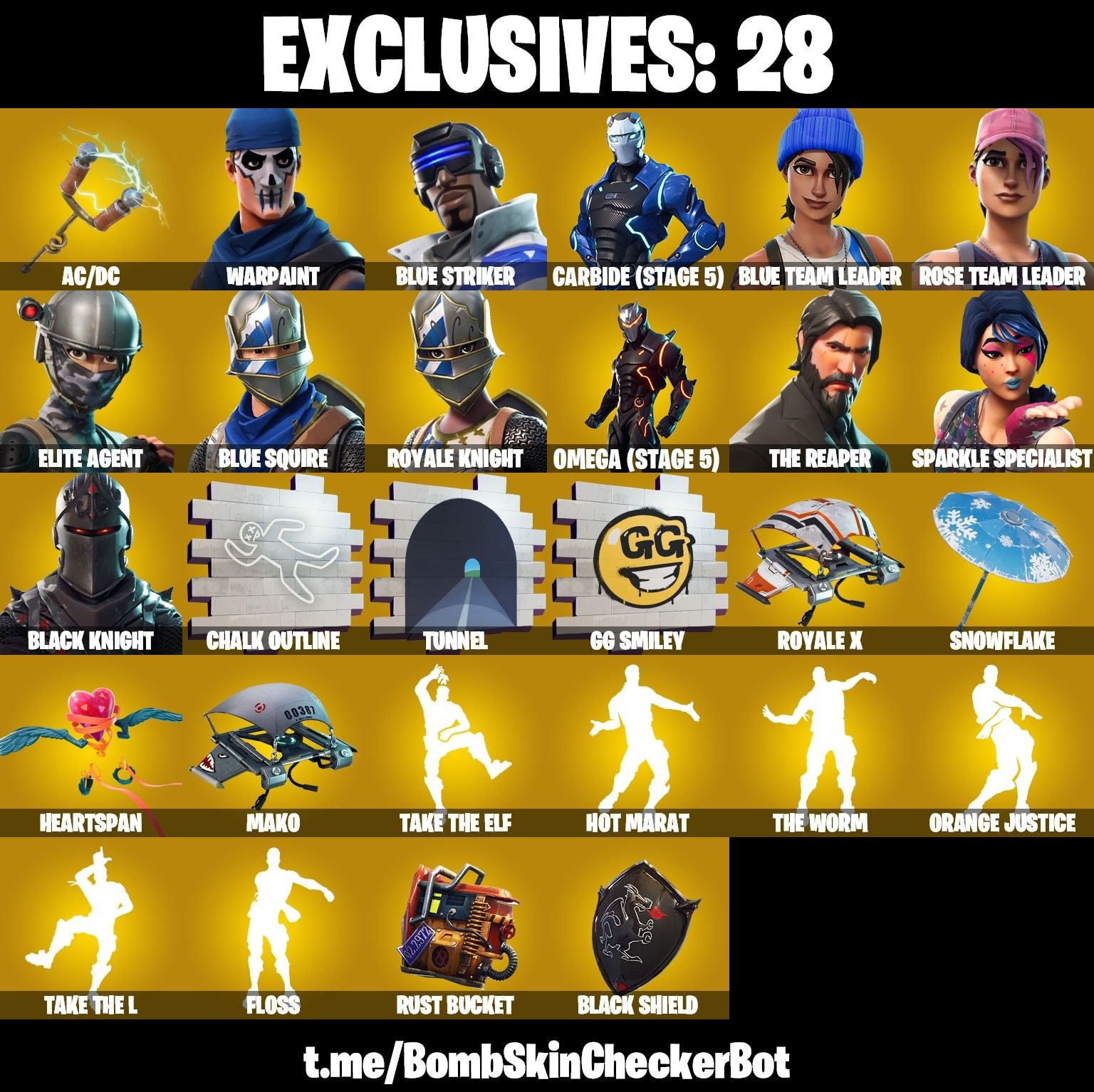 Fortnite Account ( PLAYSTATION / XBOX / PC / MOBILE / NINTENDO ) Black Knight, Royale Knigh, BIack Heart, Lil BIacks Heart (78 Skins)