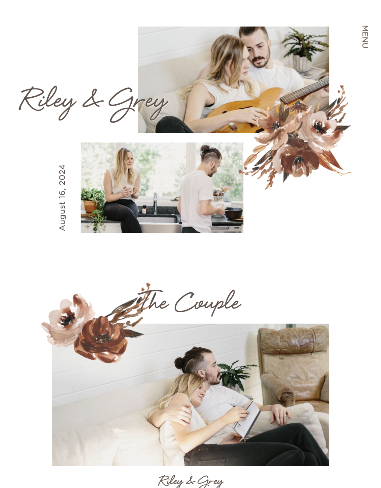 Espresso Wedding Website