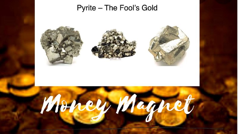 The Money Magnet- Pyrite and Metallic Cubes