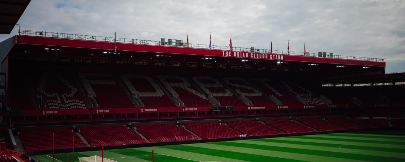 The Brian Clough Stand at the City Ground