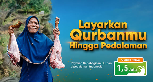 Layarkan Qurban Ke Pedalaman, dan Rayakan Kebahagiaan Idul Adha di Pedalaman