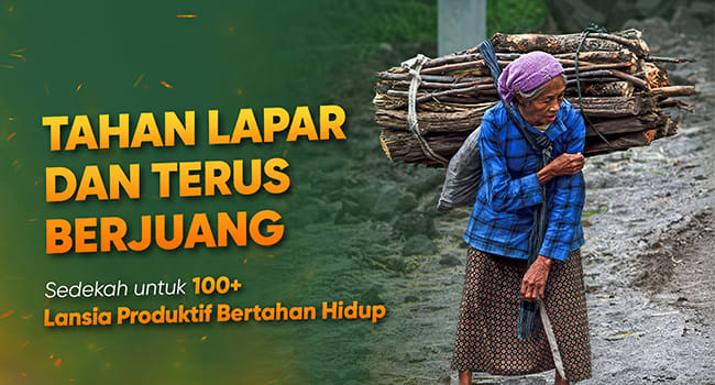 Berbagi Kebaikan dan Kebahagiaan Untuk Ratusan Lansia Pejuang Nafkah