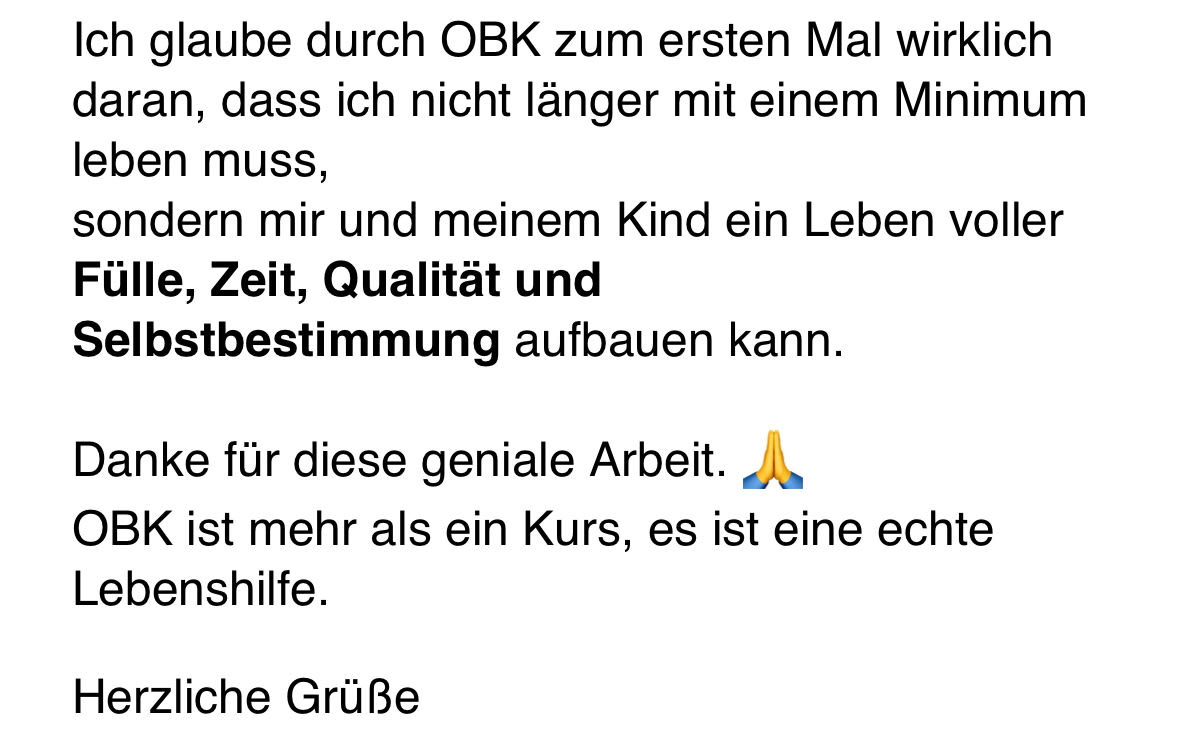 OBK-Teilnehmerin