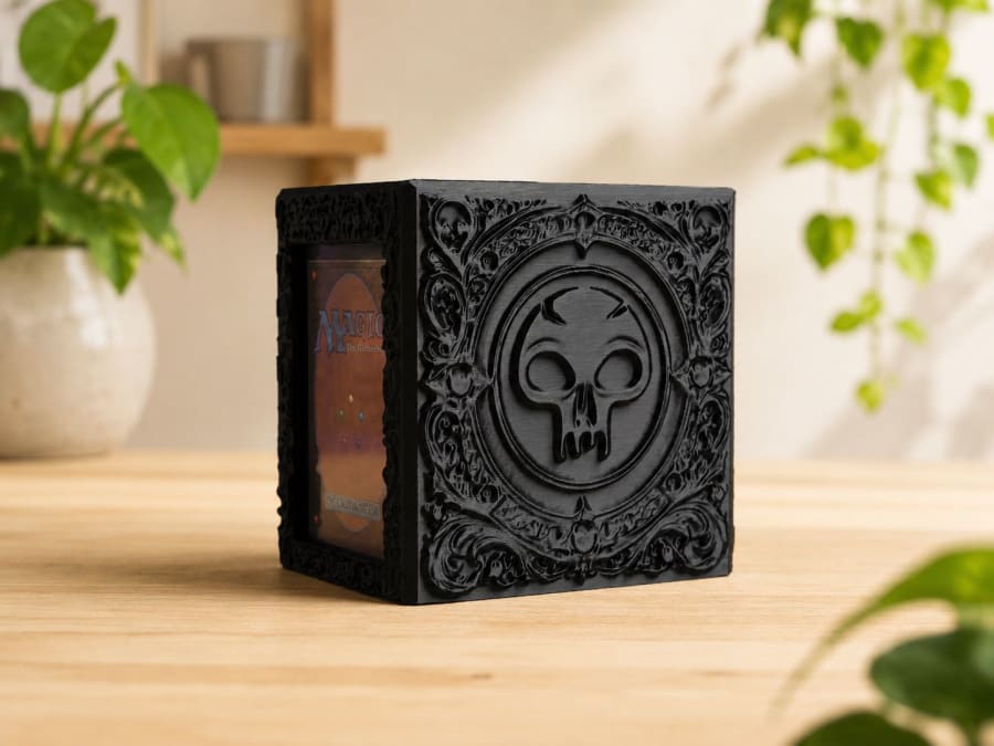 Deck Box Sello de Maná Negro — Edición Mana Symbol