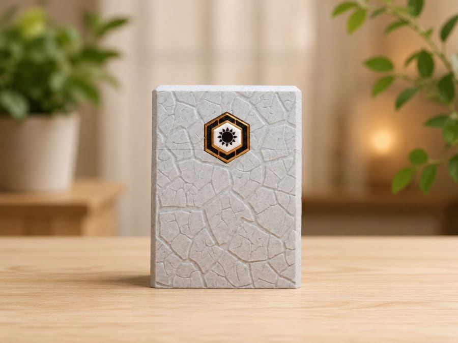 Deck Box Reliquia — Edición Maná Blanco