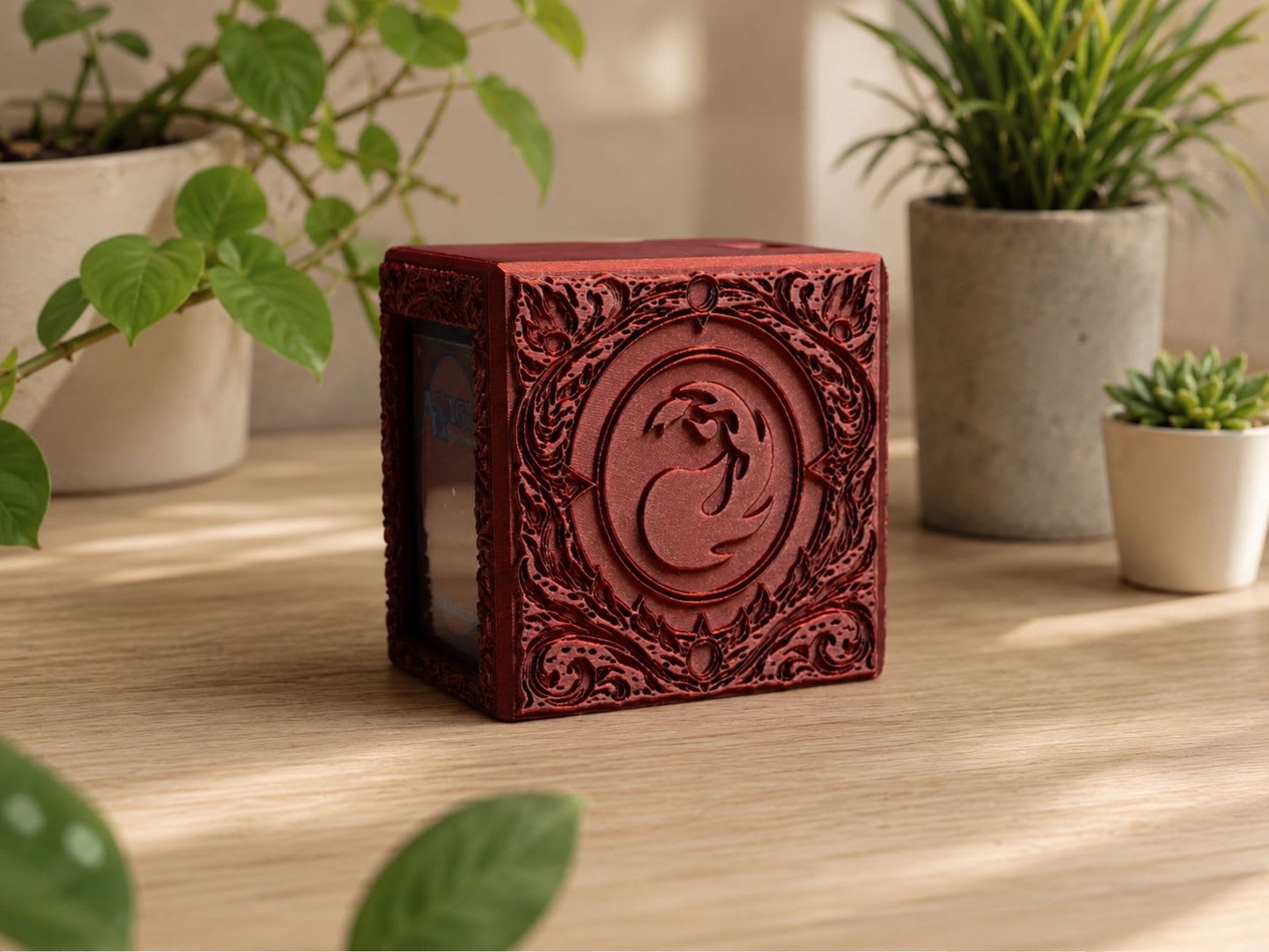 Deck Box Sello de Maná Rojo — Edición Mana Symbol