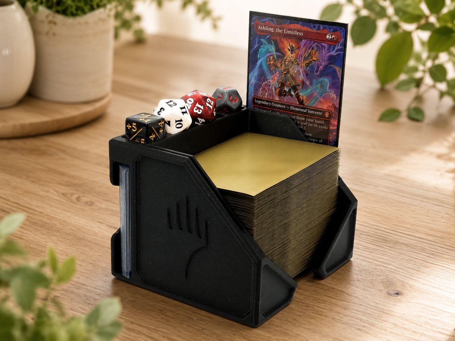Deck Holder Commander  Horizontal — Tu estación de juego todo en uno