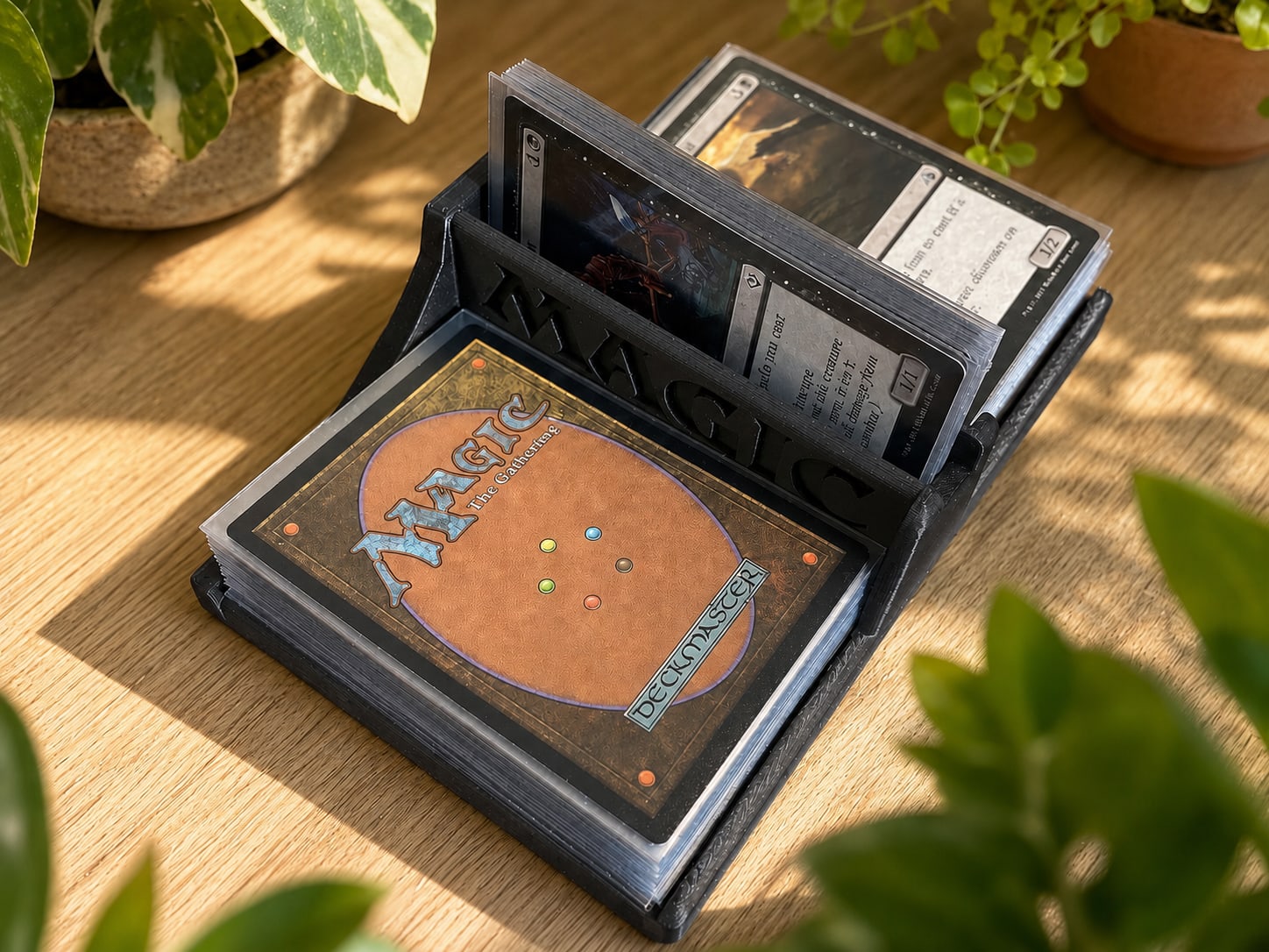 Deck Holder  "Magic Library" — Organiza tu mesa mientras juegas