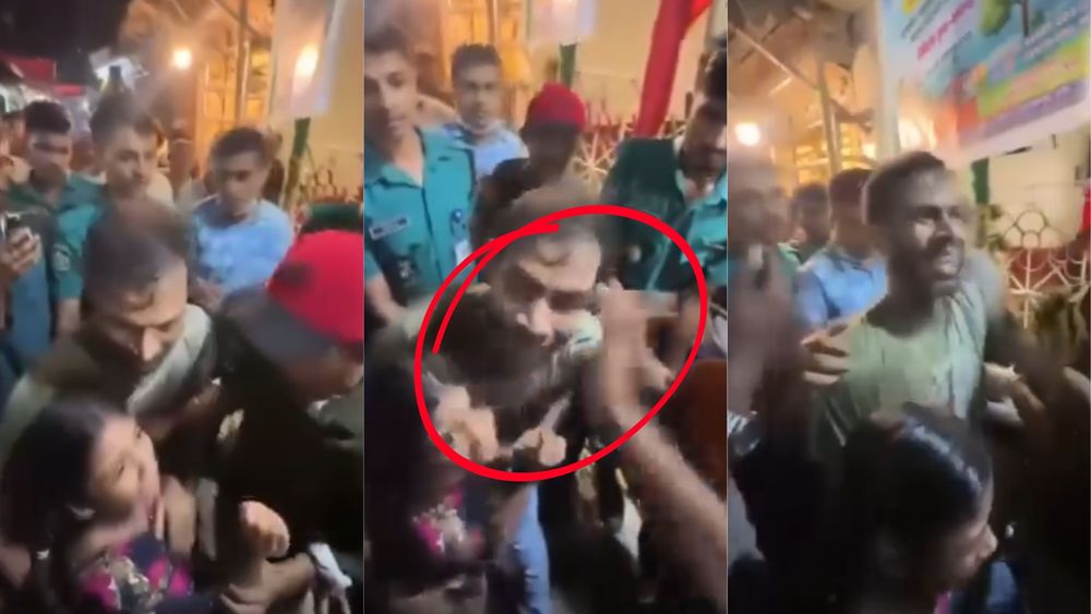 শিশু কন্যার সামনেই বাবাকে থাপ্পড় পুলিশের, ভাইরাল ভিডিওতে ক্ষোভের ঝড়