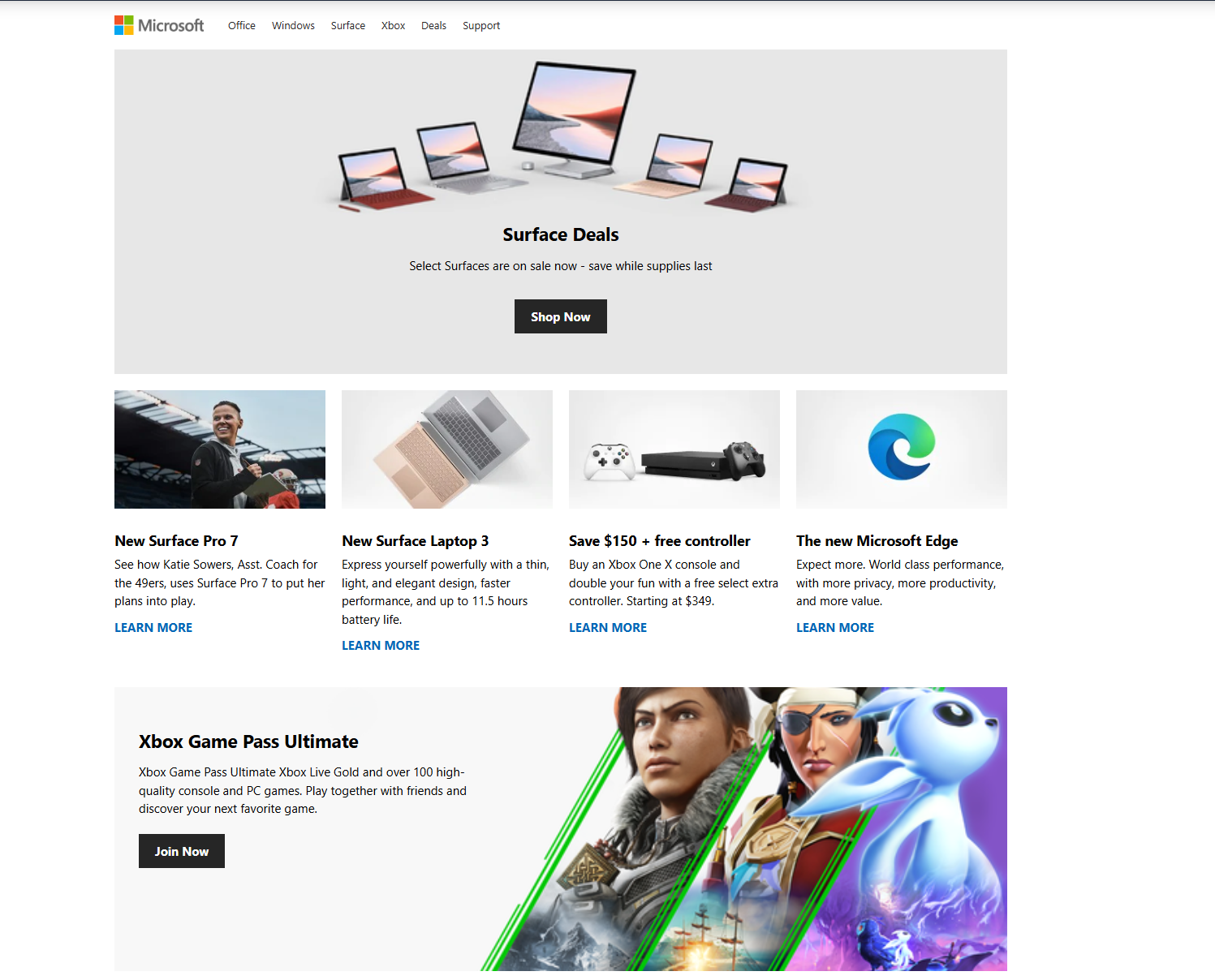 Microsoft official site