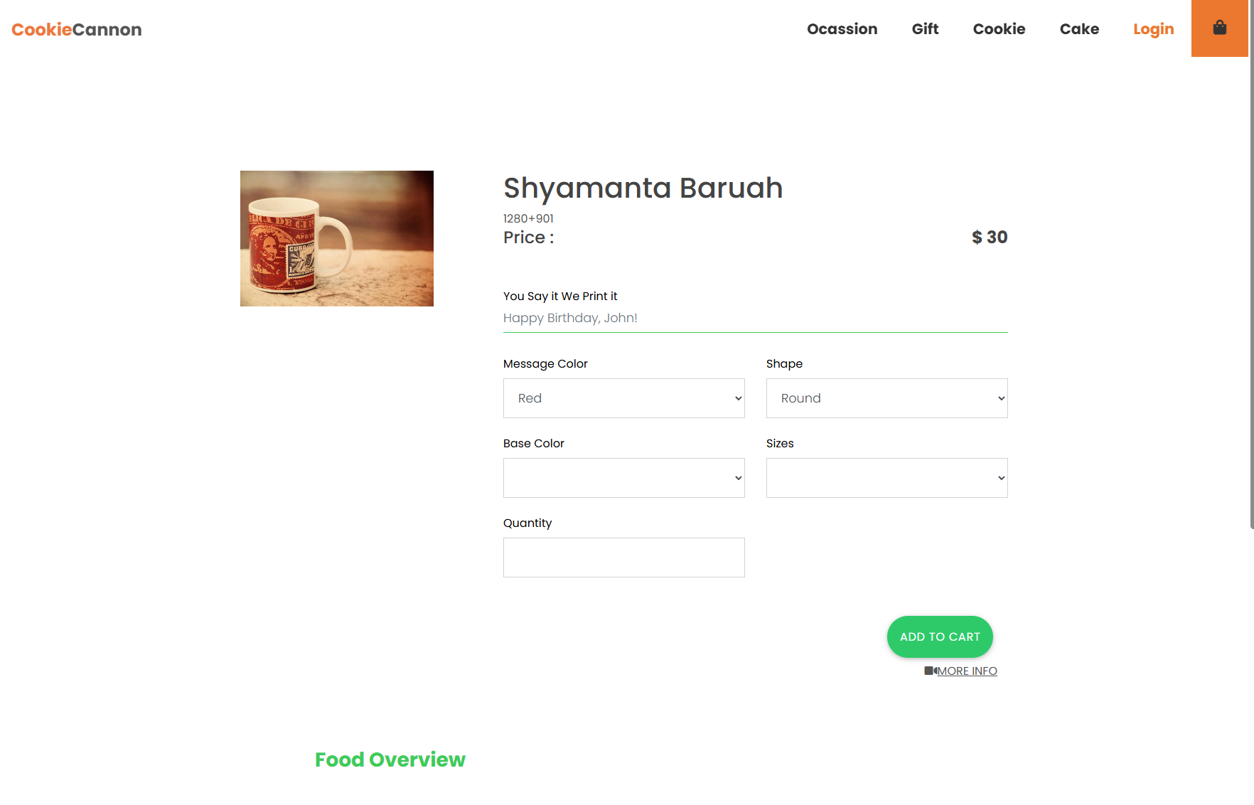 CookieCannon Cookie Store