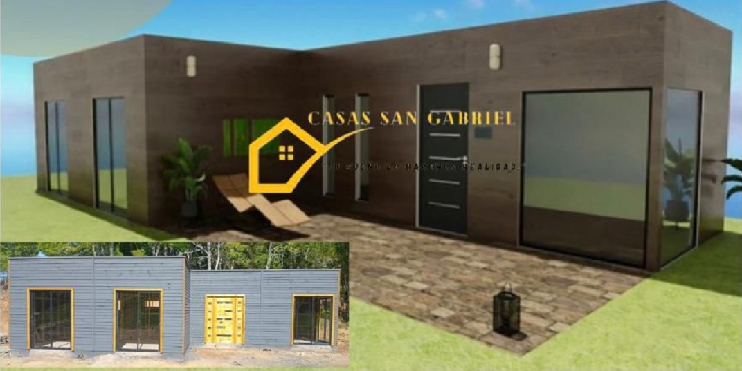 Modelo en L Mediterráneo 54 - Casa prefabricada en Chile