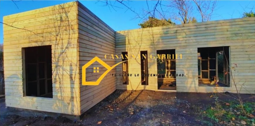 Modelo en L Mediterráneo - Casa prefabricada en Chile