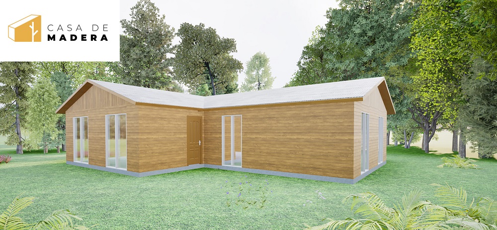 Modelo 4 Aguas Belllavista - Casa prefabricada en Chile