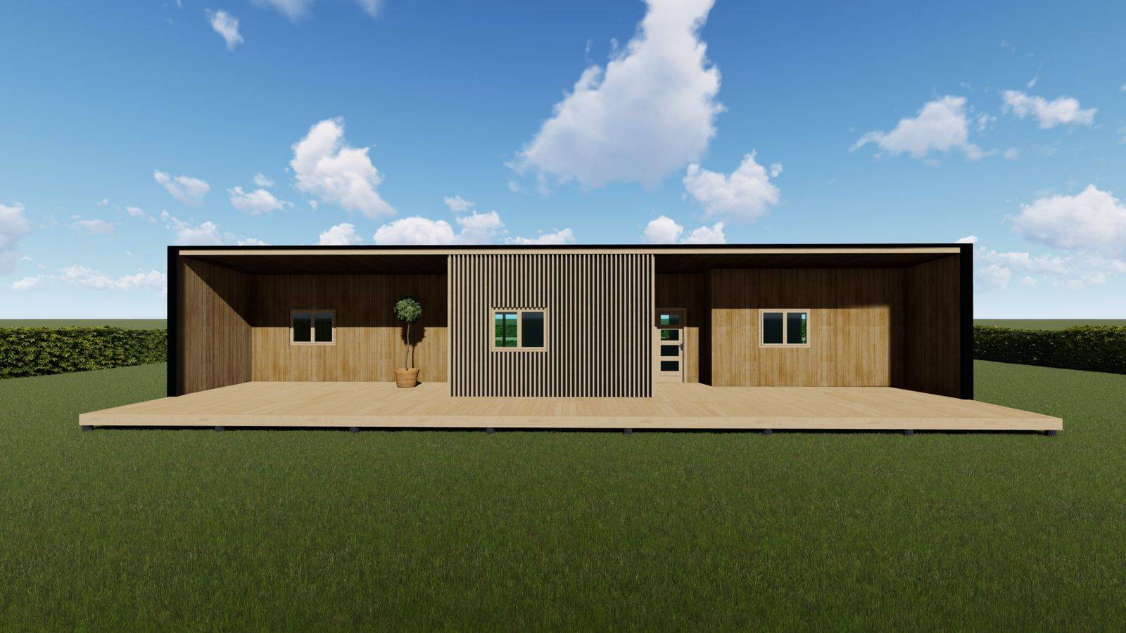 Modelo Alerce - Casa prefabricada en Chile