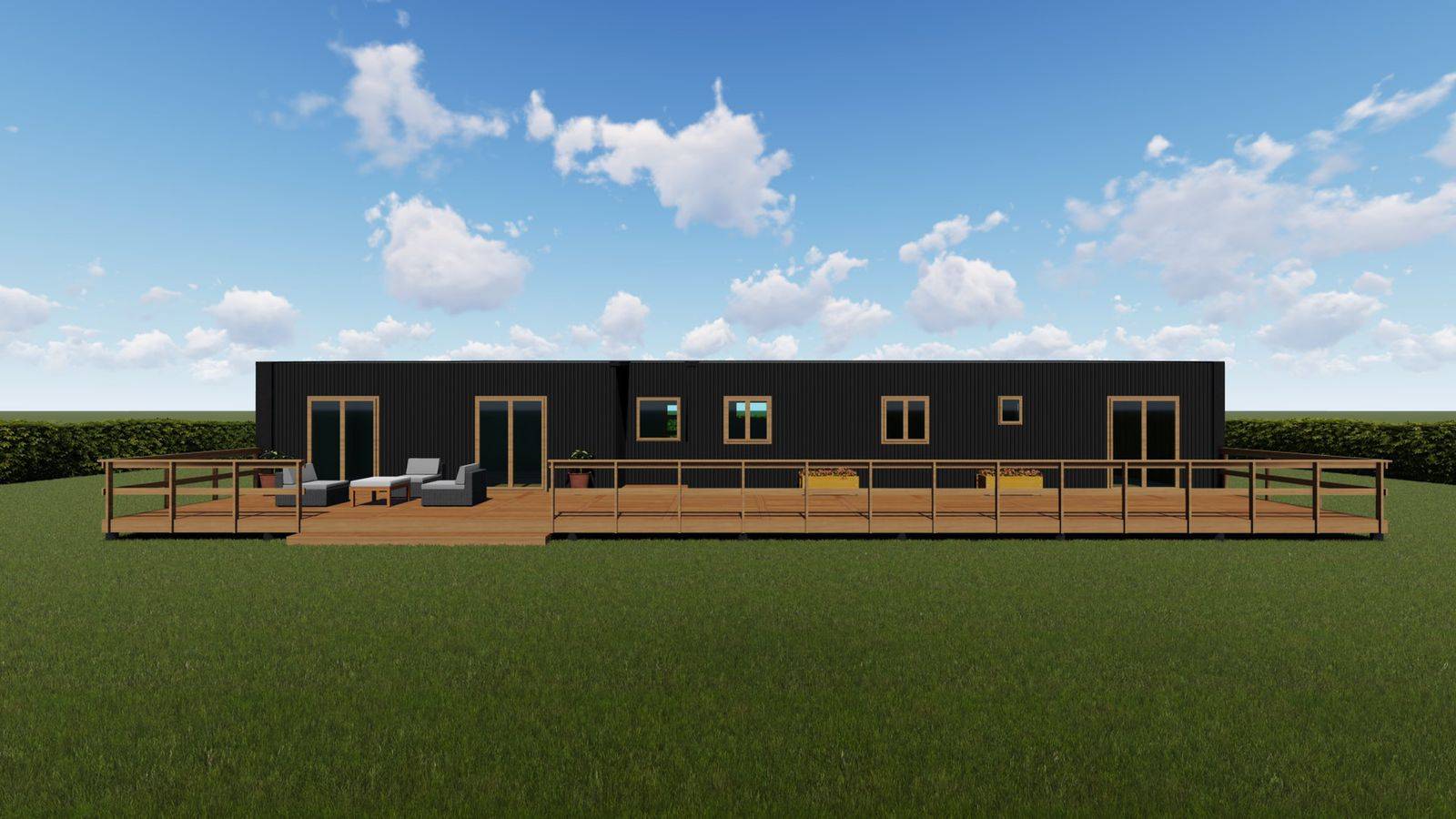 Modelo El Nogal - Casa prefabricada en Chile