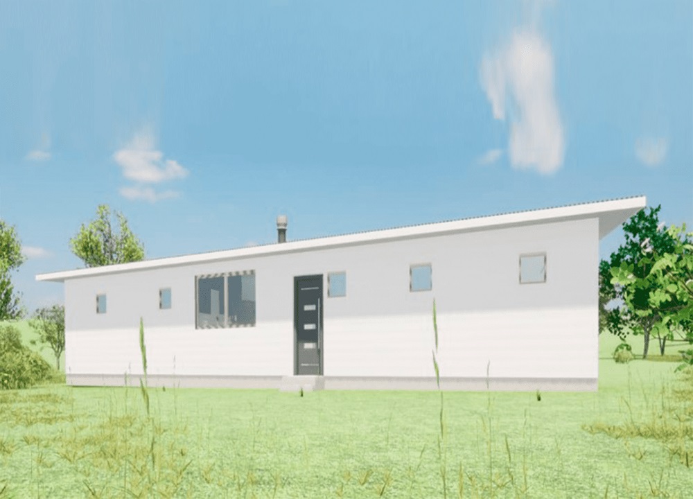 Casa Isabel 146m2 Techo Inclinado - Casa prefabricada en Chile