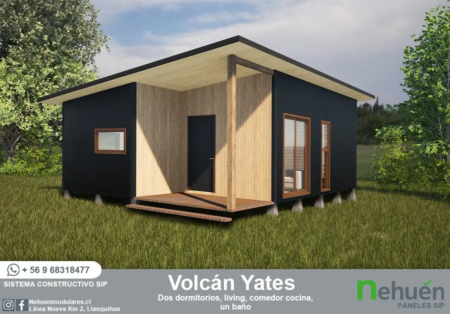 Volcán Yates - Casa prefabricada en Chile