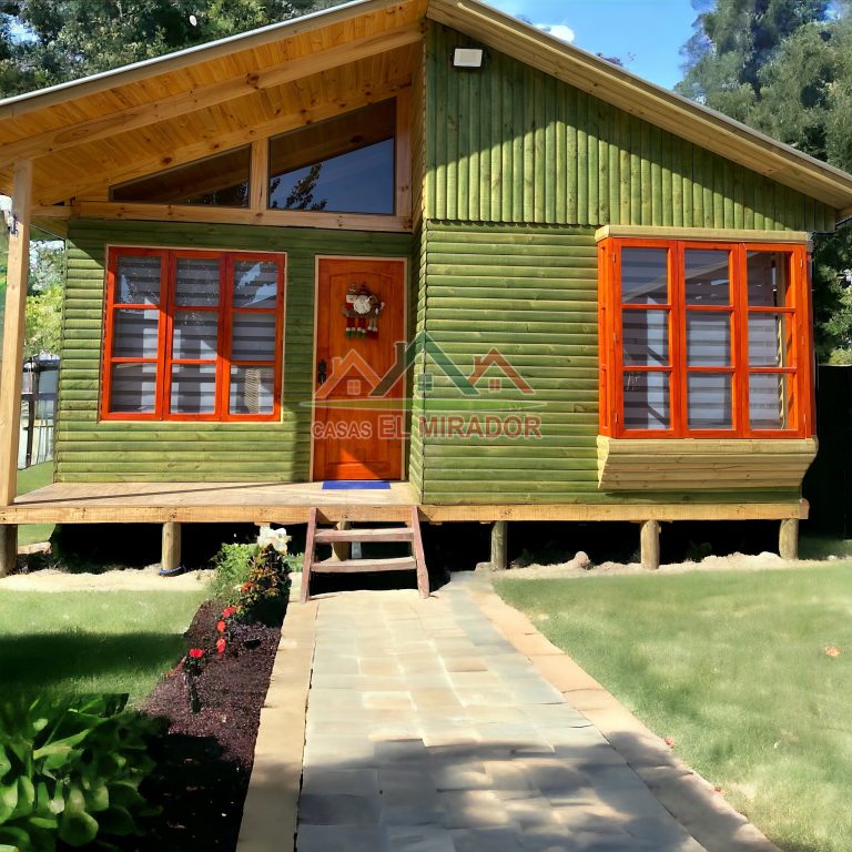 Casa 54mts2 (2 agua) - Casa prefabricada en Chile