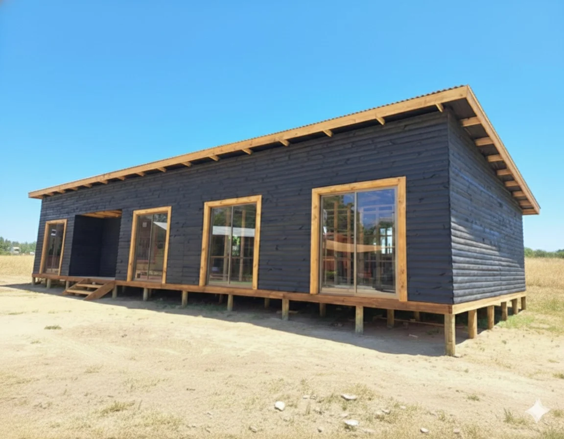 Modelo 93_1A - Casa prefabricada en Chile