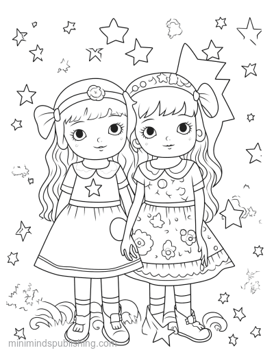 Romance coloring page
