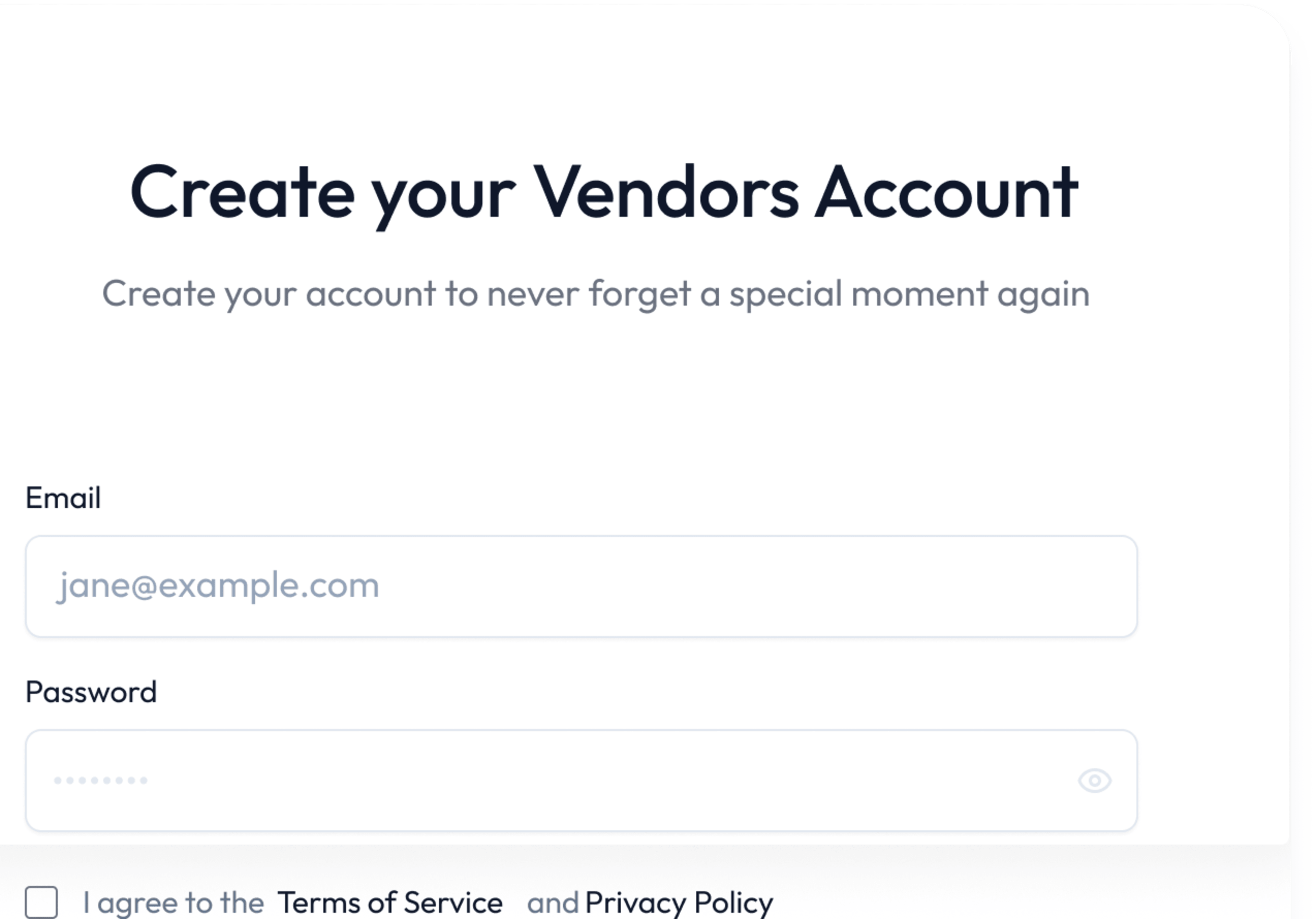 Add New Products form