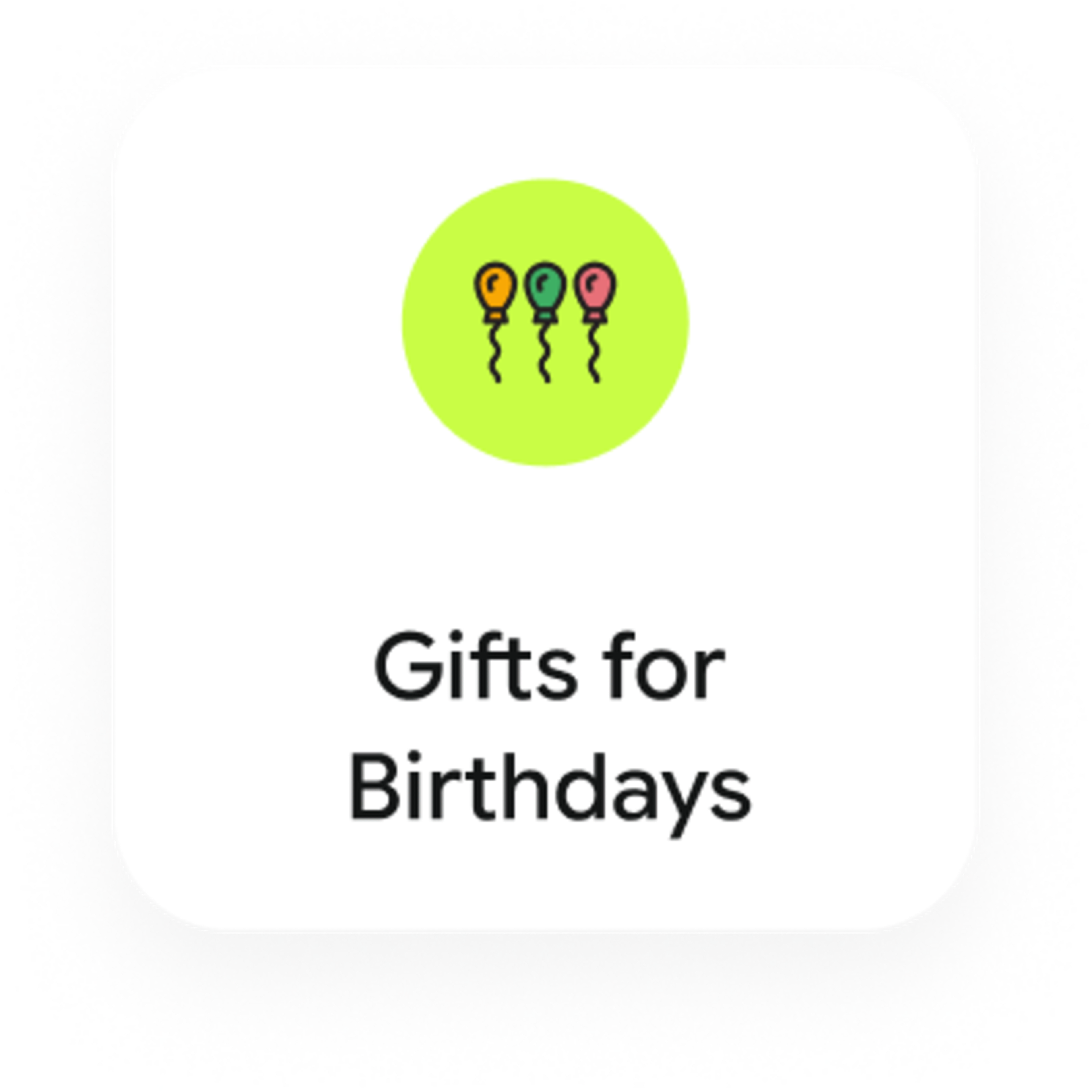 Gifts for Birthdays category badge