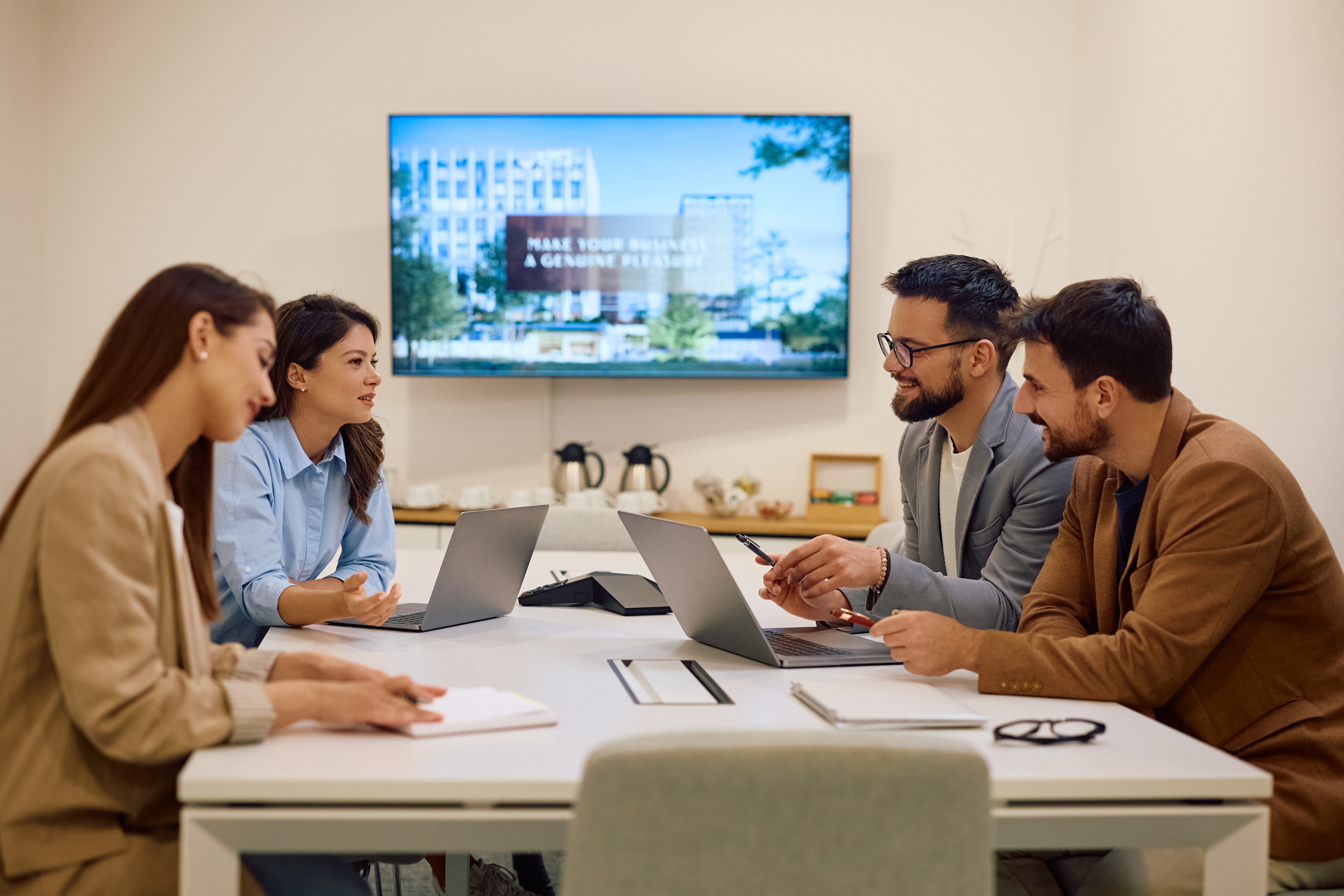 Team collaboration meeting