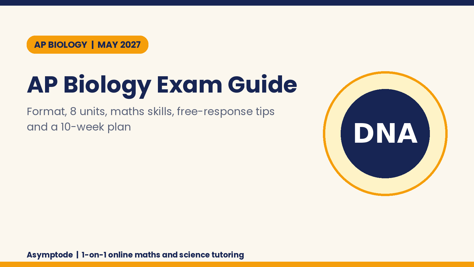 AP Biology exam guide cover