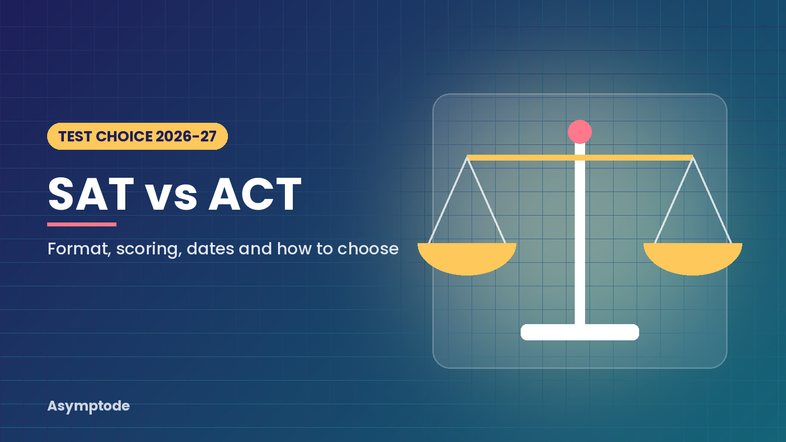 Cover image: SAT vs ACT comparison and how to choose for 2026-27