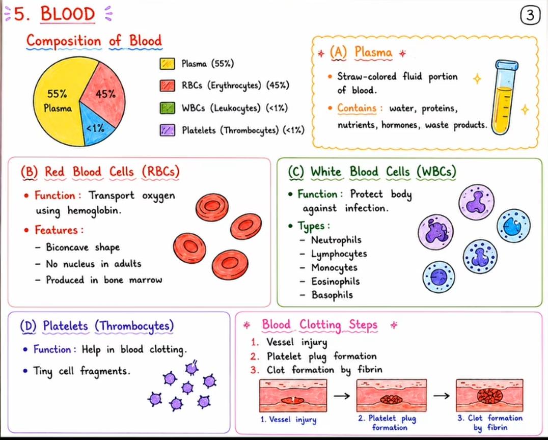 Blood — Composition & Clotting