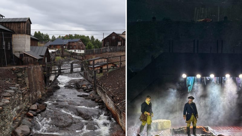Bergstaden R�ros og Elden