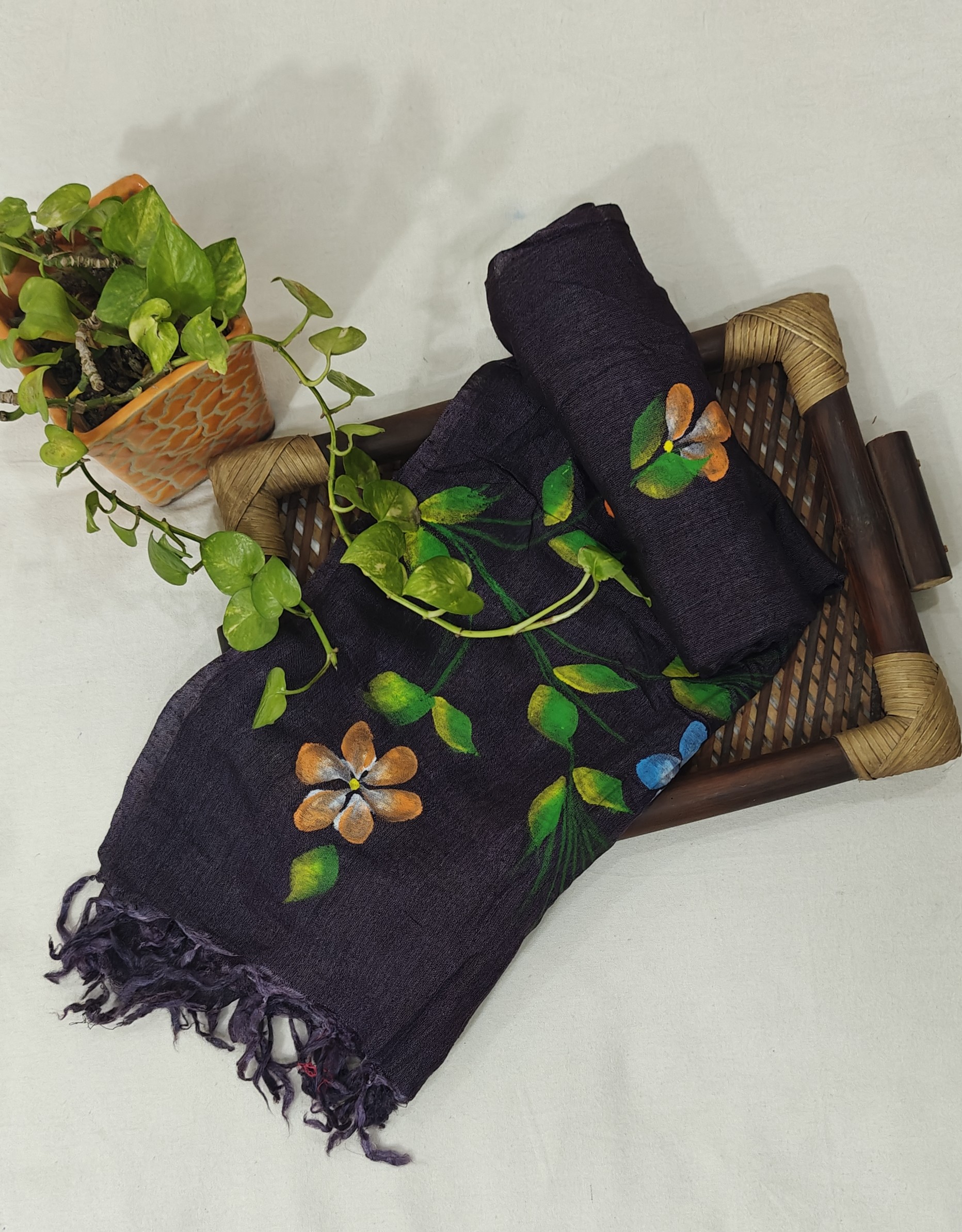 floral dupatta