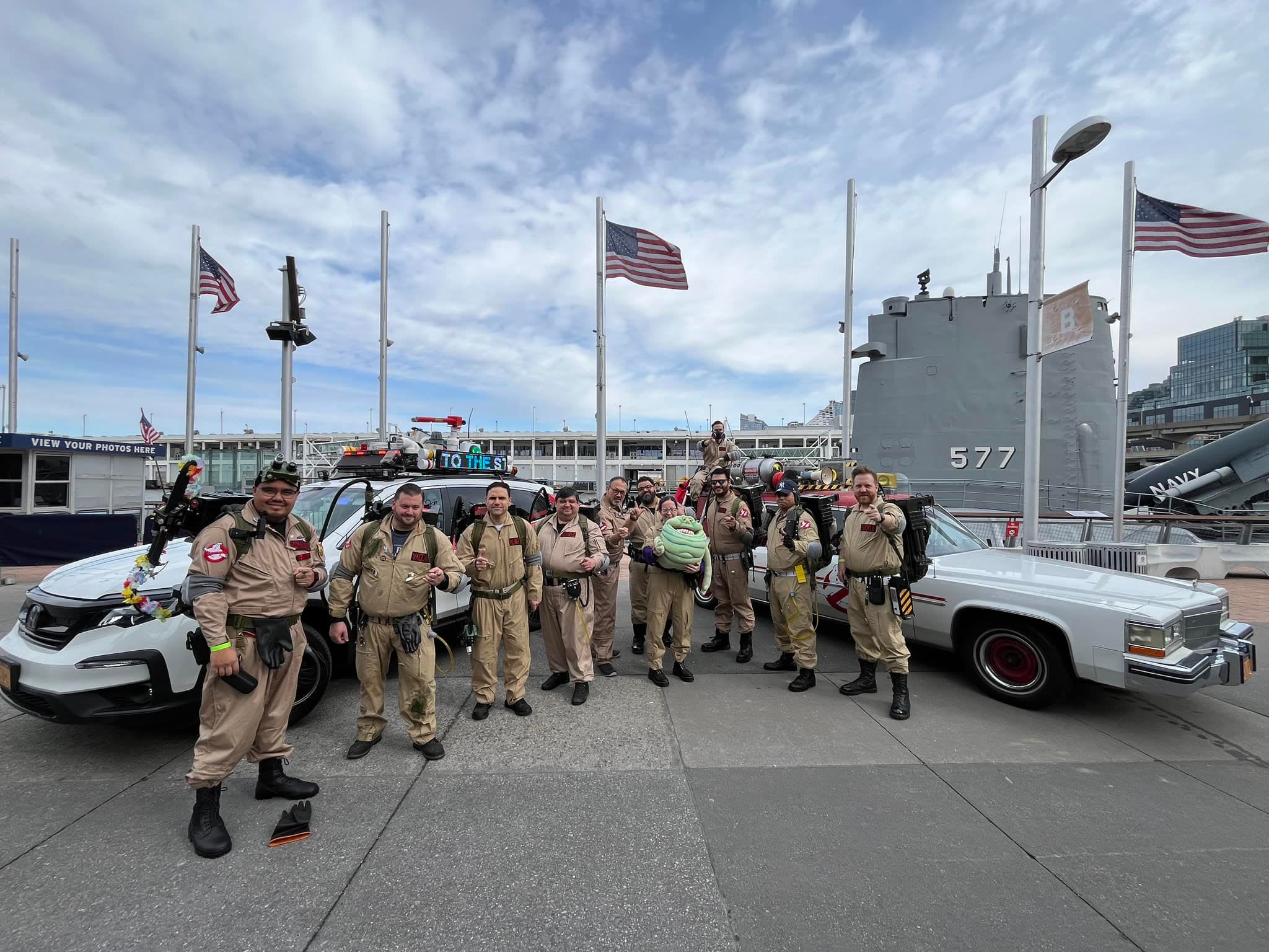 NYC Ghostbusters at Pier 86 for Intrepid Kids Week