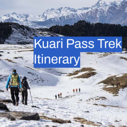 kuari pass trek itinerary: General Overview