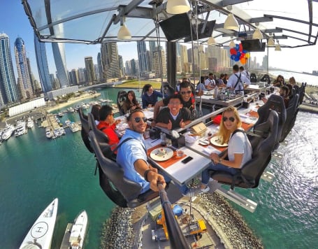 Dubai's Dinner in the Sky