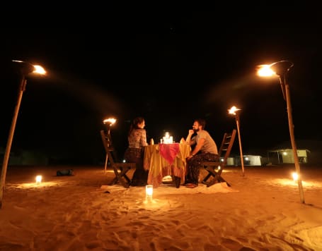 Romantic Candle Light Dinner in Jaisalmer