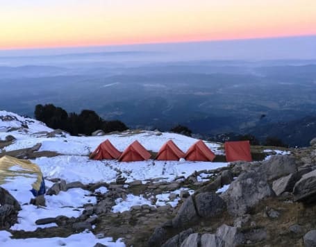 Triund Trek in Winters