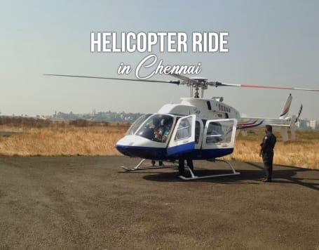 Helicopter ride in Chennai