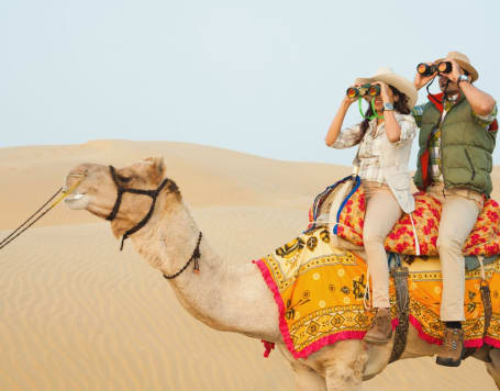 Jaisalmer Desert Camp With Safari & Transportation