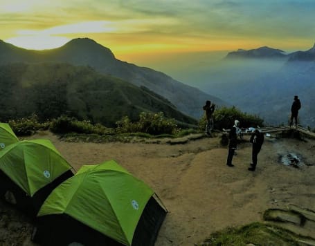 camping at Munnar