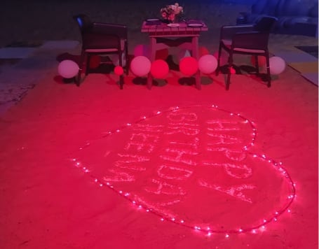 Candle Light Dinner in Central Goa, Bambolim beach